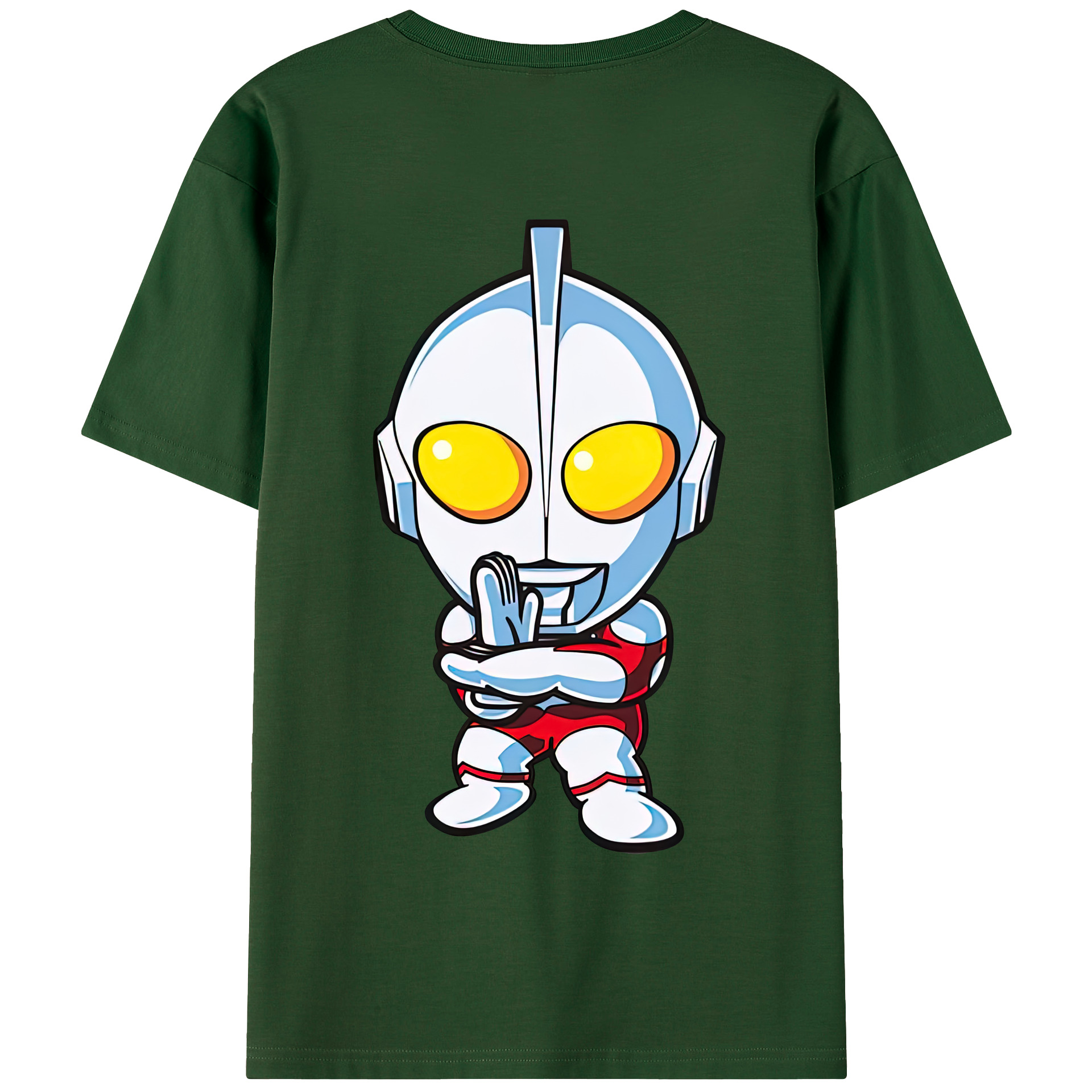 （画像用） ウルトラマン Ultraman 綿100％半袖Tシャツ（背面プリント）
